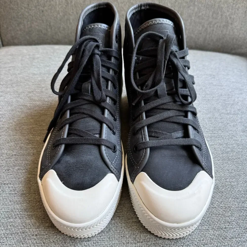adidas Nizza 2 Leather Carbon Grey Sneakers Unisex Men's Sz 7